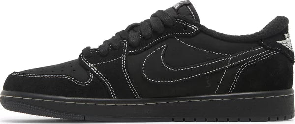 Travis Scott x Air Jordan 1 Retro Low OG 'Black Phantom' for Kids - Genuineauthenticbrand  