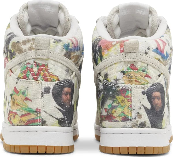 Supreme x Dunk High SB 'Rammellzee' Nike SB Dunk High Supreme Rammellzee - Genuineauthenticbrand