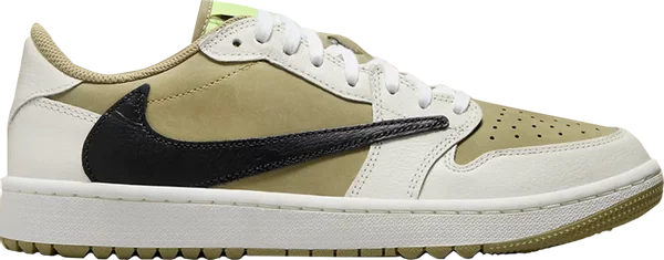 Travis Scott x Air Jordan 1 Low Golf 'Neutral Olive' 2023 - Genuineauthenticbrand  