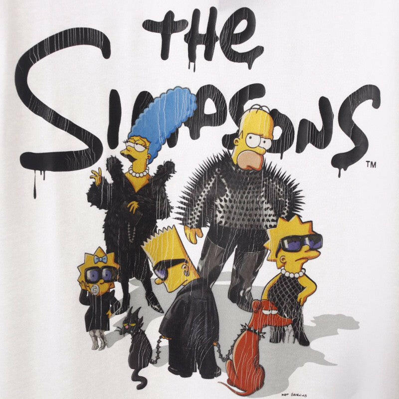 Balenciaga × Simpson White Shirts Apparel Collection - Genuineauthenticbrand  