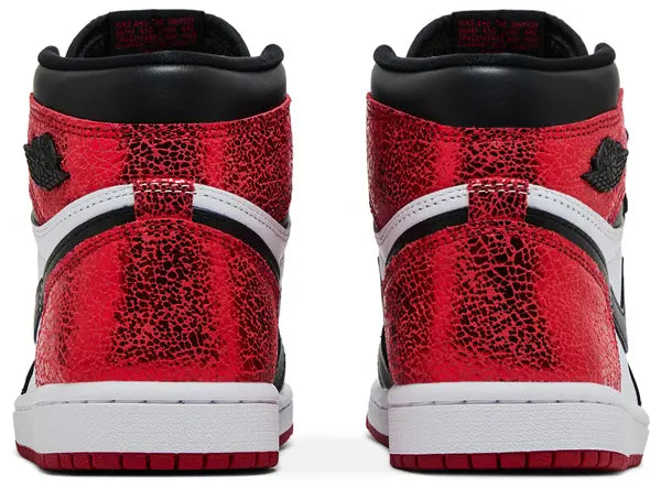 Wmns Air Jordan 1 Retro High OG 'Ruby' 2025 Cracked Leather Varsity Red Edition
