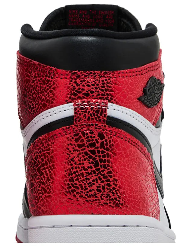 Wmns Air Jordan 1 Retro High OG 'Ruby' 2025 Cracked Leather Varsity Red Edition