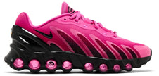 Nike Wmns Air Max DN8 'Laser Fuchsia' with pink gradient mesh upper and dual Air unit cushioning.