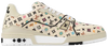 Tyler, the Creator x Louis Vuitton Trainer 'Beige Multi-Color Monogram' 2024 in beige leather with multicolor monogram detailing and hand-lettered branding.
