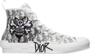 Dior And Shawn B23 High Top Bee Embroidery Shoes for Unisex - Genuineauthenticbrand  