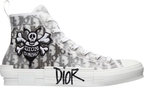 Dior And Shawn B23 High Top Bee Embroidery Shoes for Unisex - Genuineauthenticbrand  