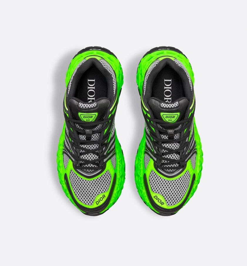 Dior B35 NXXT Sneaker – Limited and Numbered Edition in Neon Green & Black
