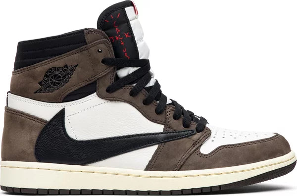 Travis Scott x Air Jordan 1 Retro High OG SP Sail Dark 'Mocha' Sneakers for Men - Genuineauthenticbrand  