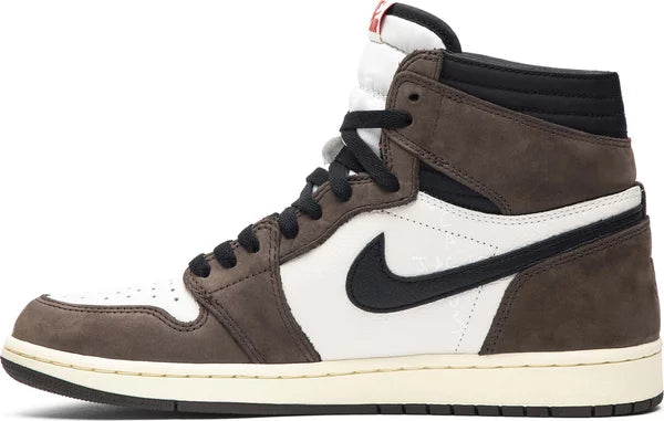 Travis Scott x Air Jordan 1 Retro High OG SP Sail Dark 'Mocha' Sneakers for Men - Genuineauthenticbrand  