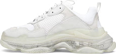 Balenciaga Triple S Clear Sole Triple White Wmns 'White Clear Sole' - Genuineauthenticbrand  