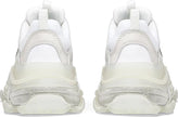 Balenciaga Triple S Clear Sole Triple White Wmns 'White Clear Sole' - Genuineauthenticbrand  
