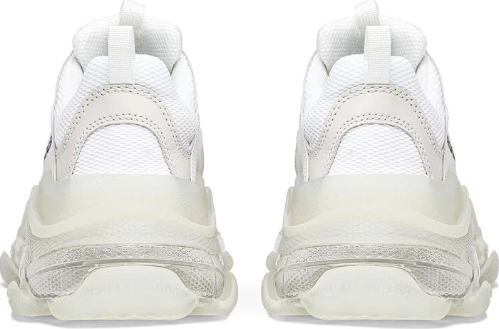 Balenciaga Triple S Clear Sole Triple White Wmns 'White Clear Sole' - Genuineauthenticbrand  