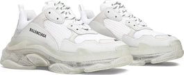 Balenciaga Triple S Clear Sole Triple White Wmns 'White Clear Sole' - Genuineauthenticbrand  