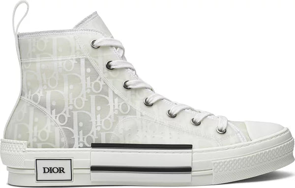 Dior B23 High Top 'Dior Oblique 'White' Sneakers - Genuineauthenticbrand  
