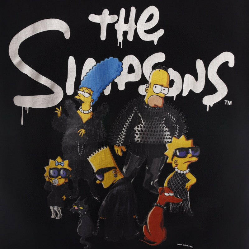 Balenciaga × Simpson Black Shirts Apparel Collection - Genuineauthenticbrand  