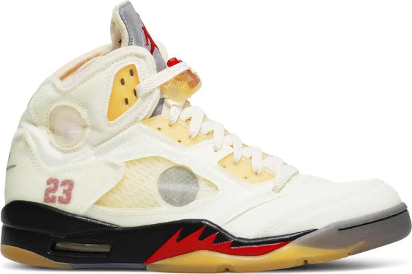 Air Jordan 5 Retro Off-White Sail Off-White x Air Jordan 5 SP 'Sail' - Genuineauthenticbrand  