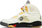 Air Jordan 5 Retro Off-White Sail Off-White x Air Jordan 5 SP 'Sail' - Genuineauthenticbrand  