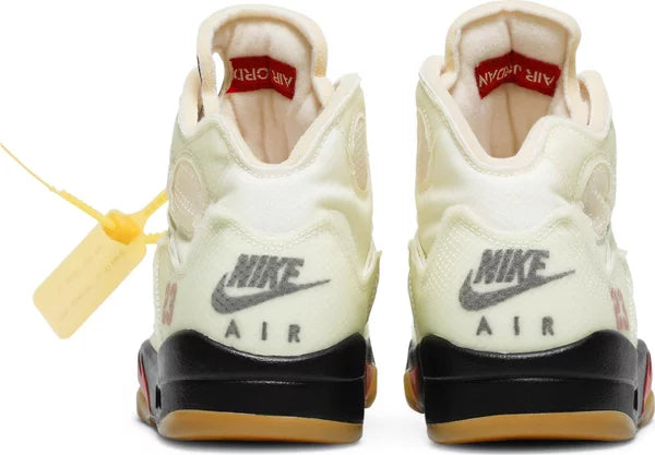 Air Jordan 5 Retro Off-White Sail Off-White x Air Jordan 5 SP 'Sail' - Genuineauthenticbrand  