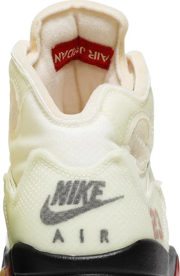 Air Jordan 5 Retro Off-White Sail Off-White x Air Jordan 5 SP 'Sail' - Genuineauthenticbrand  