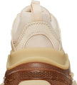 Balenciaga Triple S Clear Sole Crystal Beige Nude Sneakers for Women - Genuineauthenticbrand  