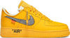Nike Air Force 1 Low OFF-WHITE University Gold Metallic Silver (2021) Sneakers for Men - Genuineauthenticbrand  