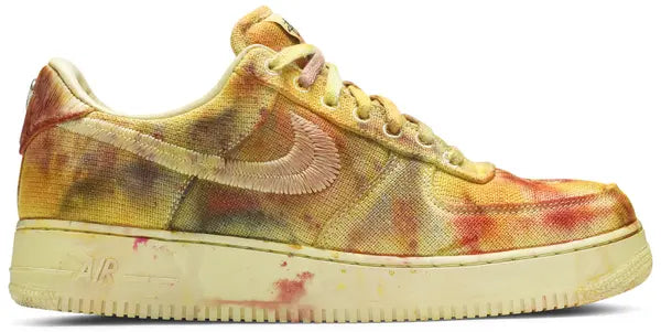 Stussy x Lookout & Wonderland x Air Force 1 Low 'Hand Dyed - Los Angeles' 2021 Sneakers for Unisex