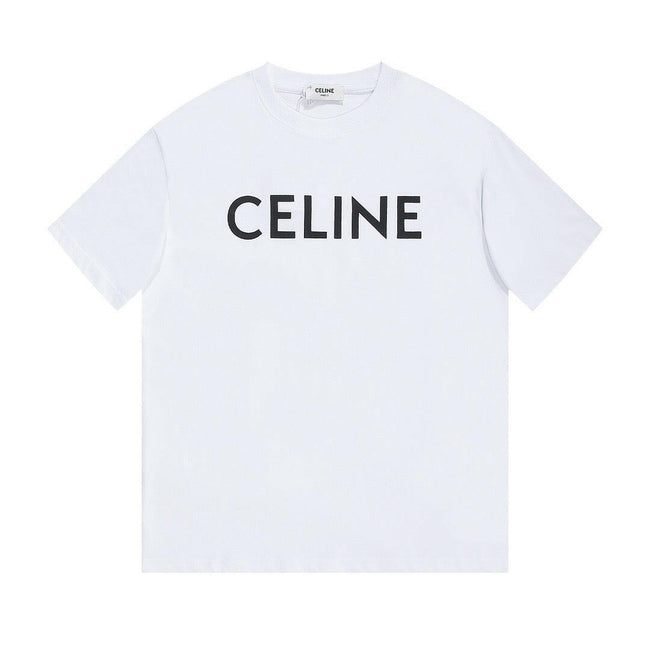 Celine White T-shirts Designer Apparel Colletion 2022 - Genuineauthenticbrand  
