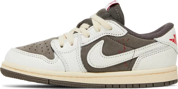 Travis Scott x Air Jordan 1 Low OG 'Reverse Mocha' for Kids - Genuineauthenticbrand  
