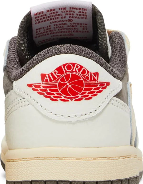 Travis Scott x Air Jordan 1 Low OG 'Reverse Mocha' for Kids - Genuineauthenticbrand  