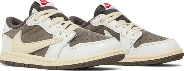 Travis Scott x Air Jordan 1 Low OG 'Reverse Mocha' for Kids - Genuineauthenticbrand  