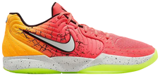 Kool-Aid x Nike Ja 2 ‘Mixed Berry’ basketball sneakers featuring mismatched red and blue gradient uppers, Kool-Aid Man graphics, and glow-in-the-dark soles.