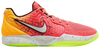 Kool-Aid x Nike Ja 2 ‘Mixed Berry’ basketball sneakers featuring mismatched red and blue gradient uppers, Kool-Aid Man graphics, and glow-in-the-dark soles.