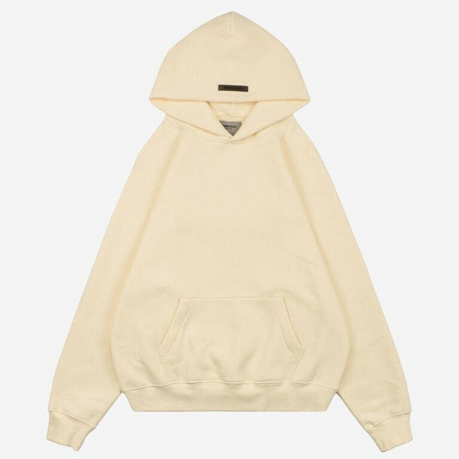 Fear Of God Essential 2021 Fall-Winter Cream Hoodie Apparel Collection - Genuineauthenticbrand  