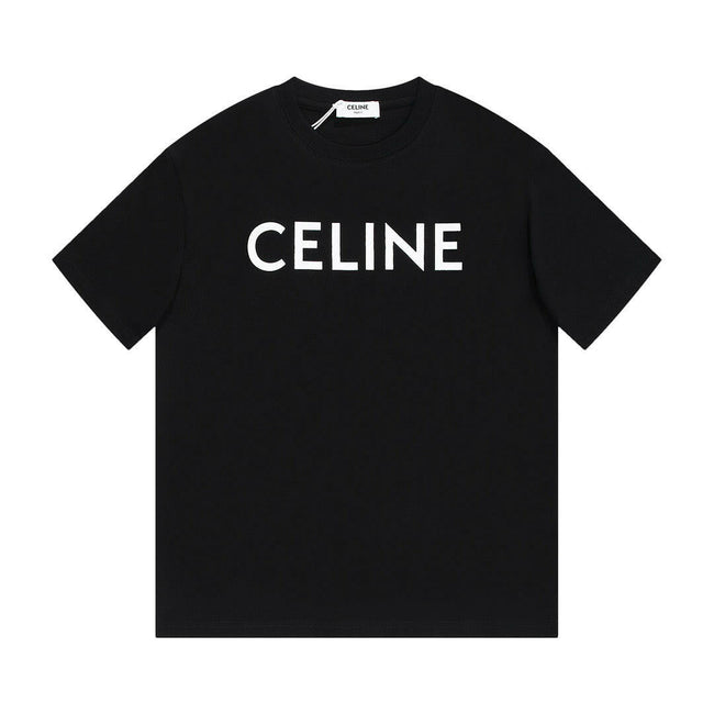 Celine Black T-shirts Designer Apparel Colletion 2022 - Genuineauthenticbrand  