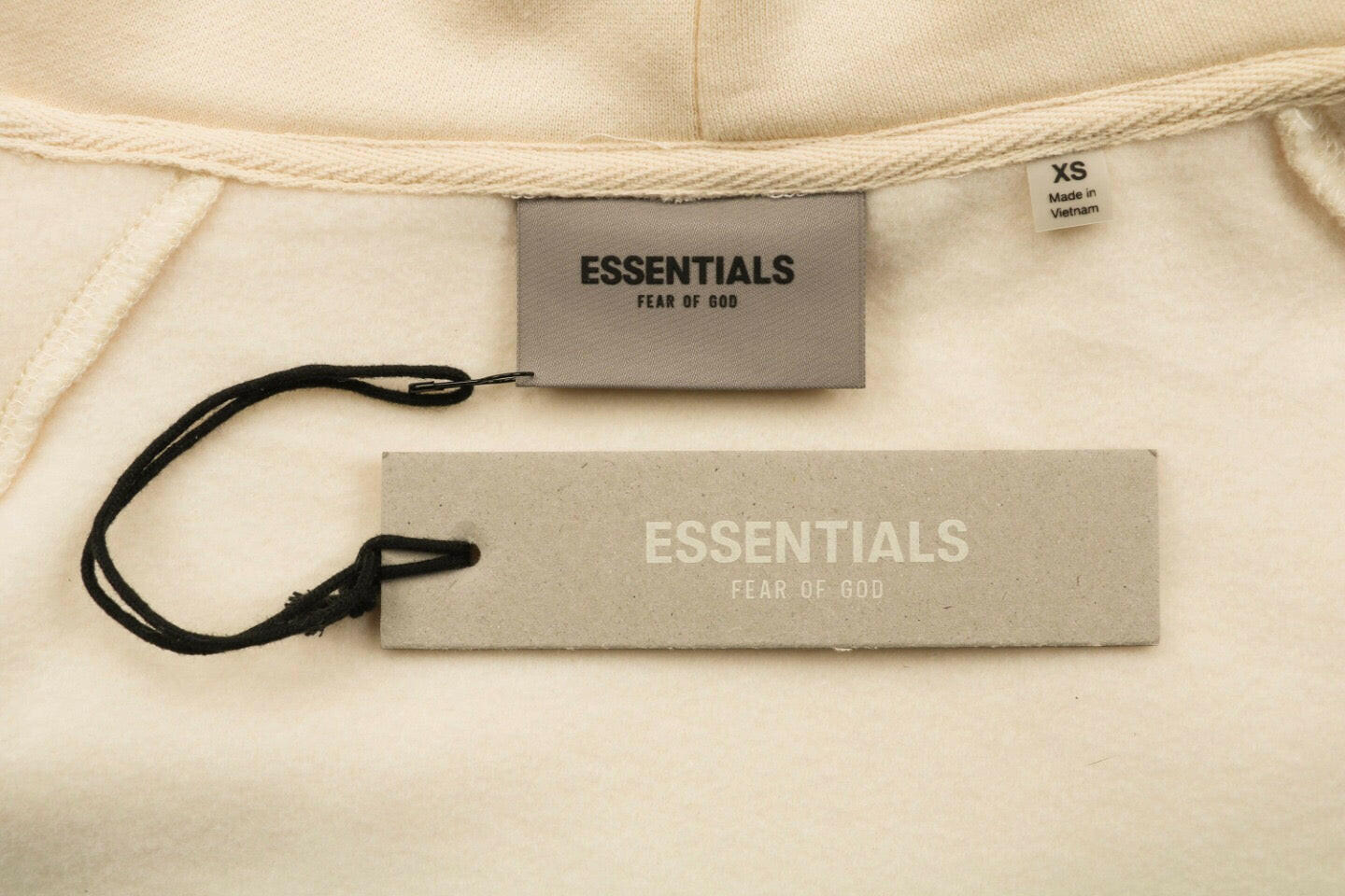 Fear Of God Essential 2021 Fall-Winter Cream Hoodie Apparel Collection - Genuineauthenticbrand  