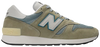 New Balance 1300 Made in USA '40th Anniversary' in grey suede with white leather 'N' logo and ENCAP midsole.