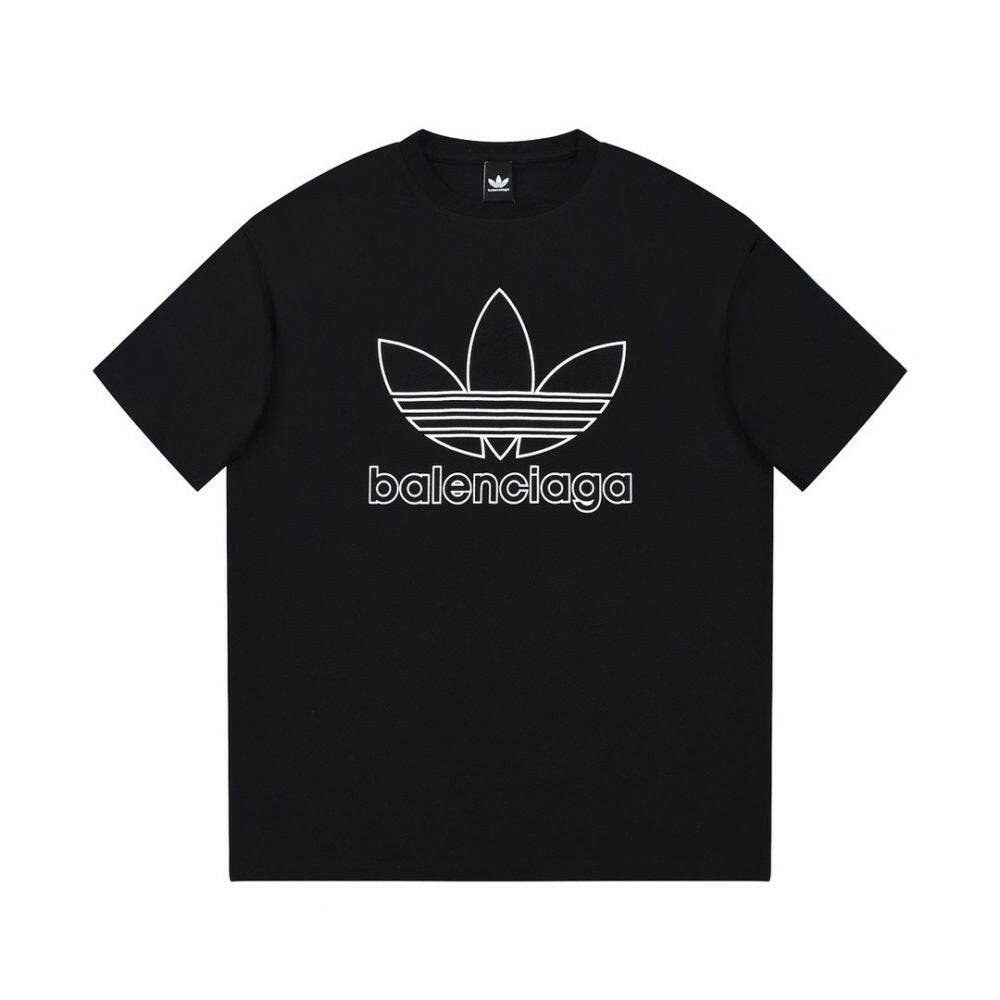 Balenciaga x Adidas Logo Black & White Shirt - Genuineauthenticbrand  