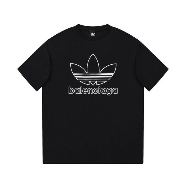 Balenciaga x Adidas Logo Black & White Shirt - Genuineauthenticbrand  