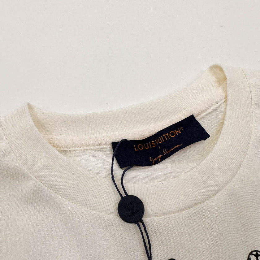 LV Desgin Cream T-shirt 23 SS Collection - Genuineauthenticbrand  