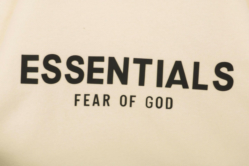 Fear Of God Essential 2021 Fall-Winter Cream Hoodie Apparel Collection - Genuineauthenticbrand  