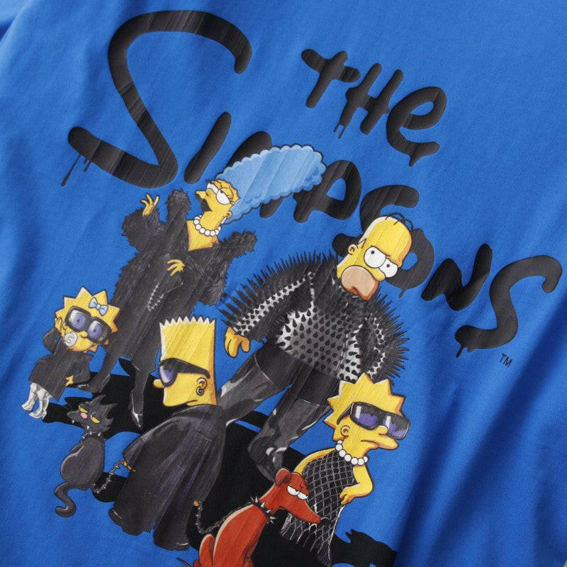Balenciaga × Simpson Blue Shirts Apparel Collection - Genuineauthenticbrand  