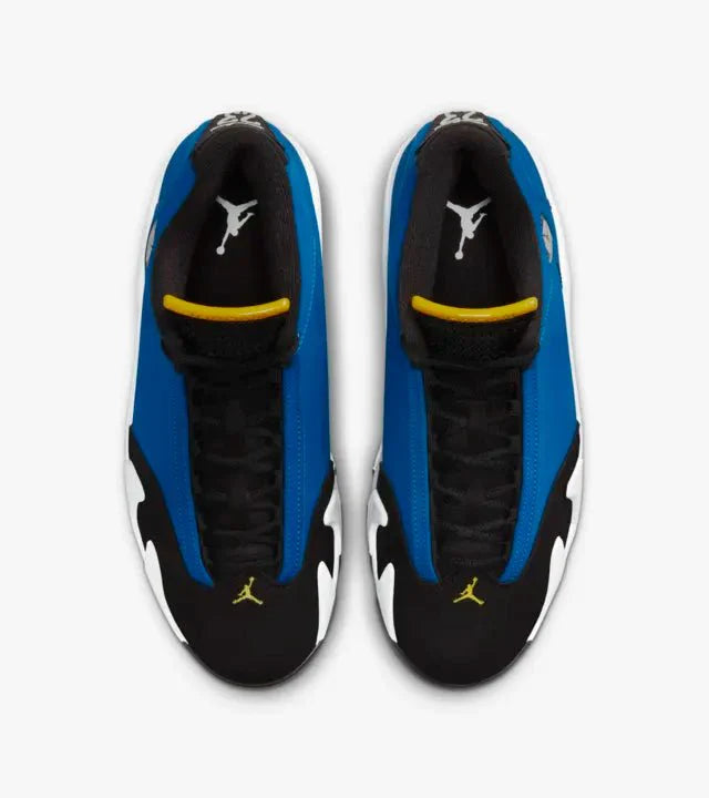 Air Jordan 14 'Laney' Varstiy Royal Maize Sneakers for Men - Genuineauthenticbrand
