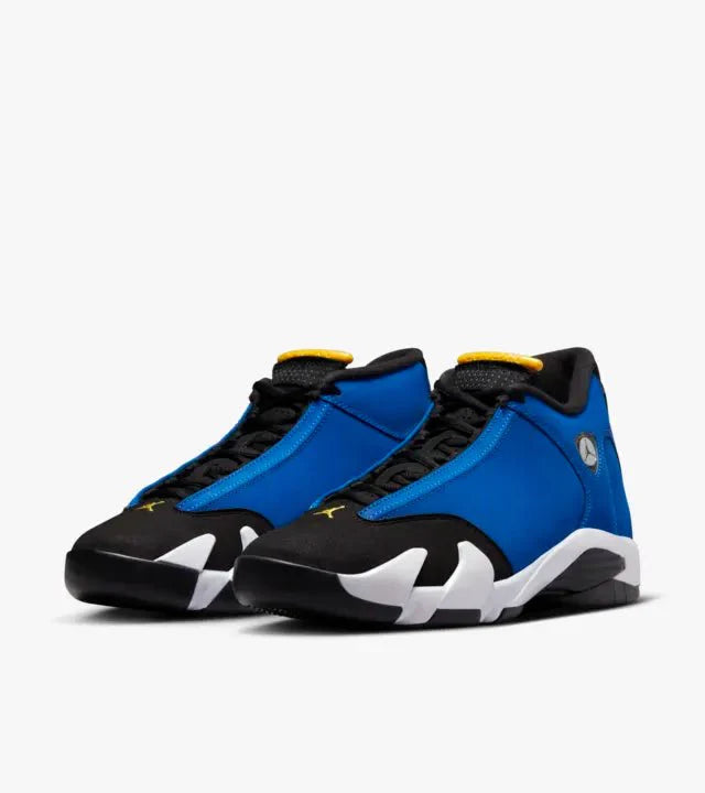 Air Jordan 14 'Laney' Varstiy Royal Maize Sneakers for Men - Genuineauthenticbrand