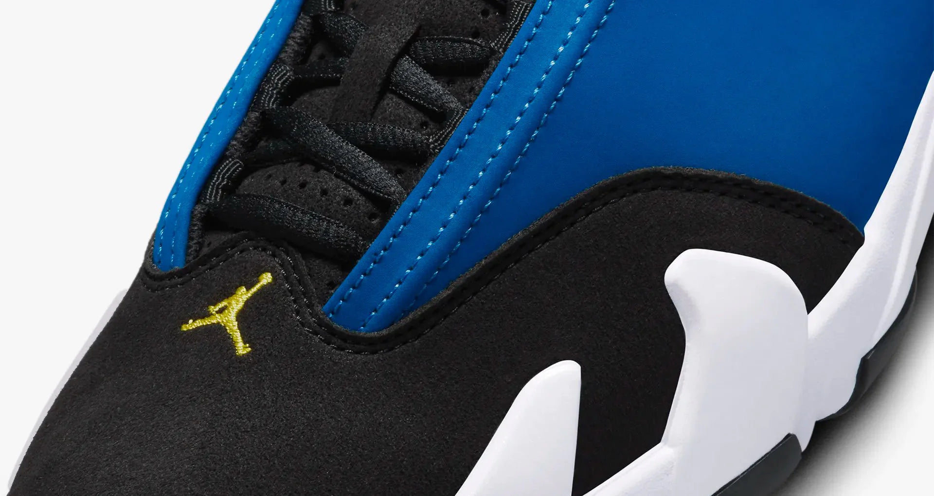 Air Jordan 14 'Laney' Varstiy Royal Maize Sneakers for Men - Genuineauthenticbrand