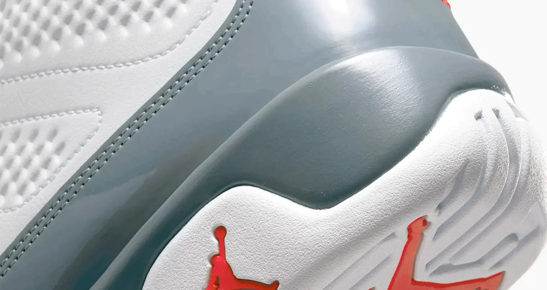 Air Jordan 9 White Cool Grey 'Fire Red' Sneakers for Men - Genuineauthenticbrand