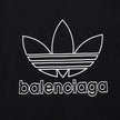 Balenciaga x Adidas Logo Black & White Shirt - Genuineauthenticbrand