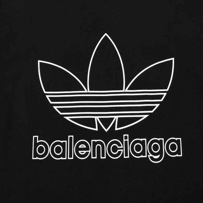 Balenciaga x Adidas Logo Black & White Shirt - Genuineauthenticbrand
