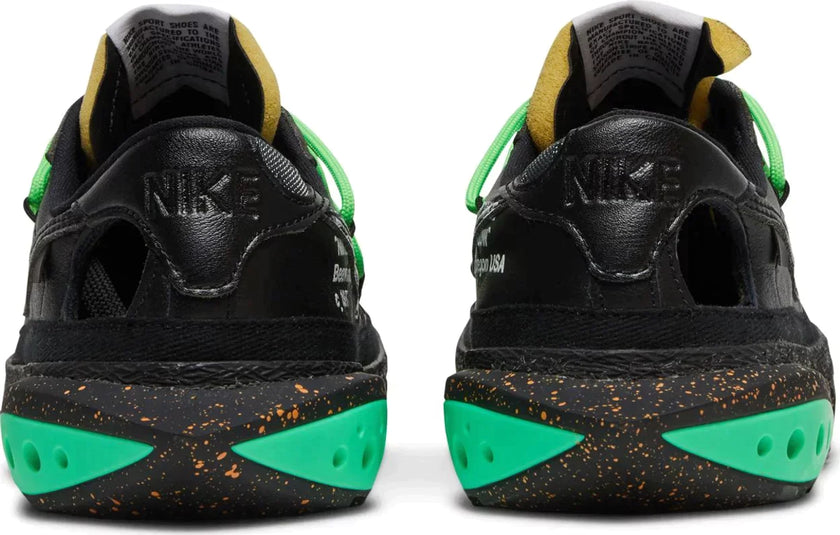 Blazer Low x Off-White Black and Electro Green (2022) Sneakers for Unisex - Genuineauthenticbrand