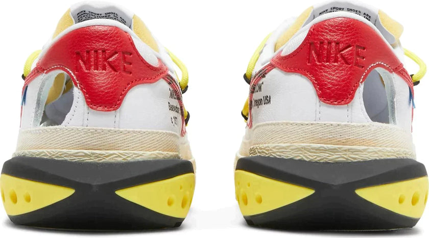 Blazer Low x Off-White White and University Red (2022) Sneakers for Unisex - Genuineauthenticbrand