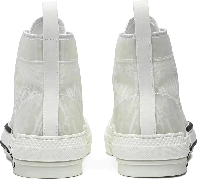 Dior B23 High Top 'Dior Oblique  'White' Sneakers for Unisex (Runs a size bigger) - Genuineauthenticbrand